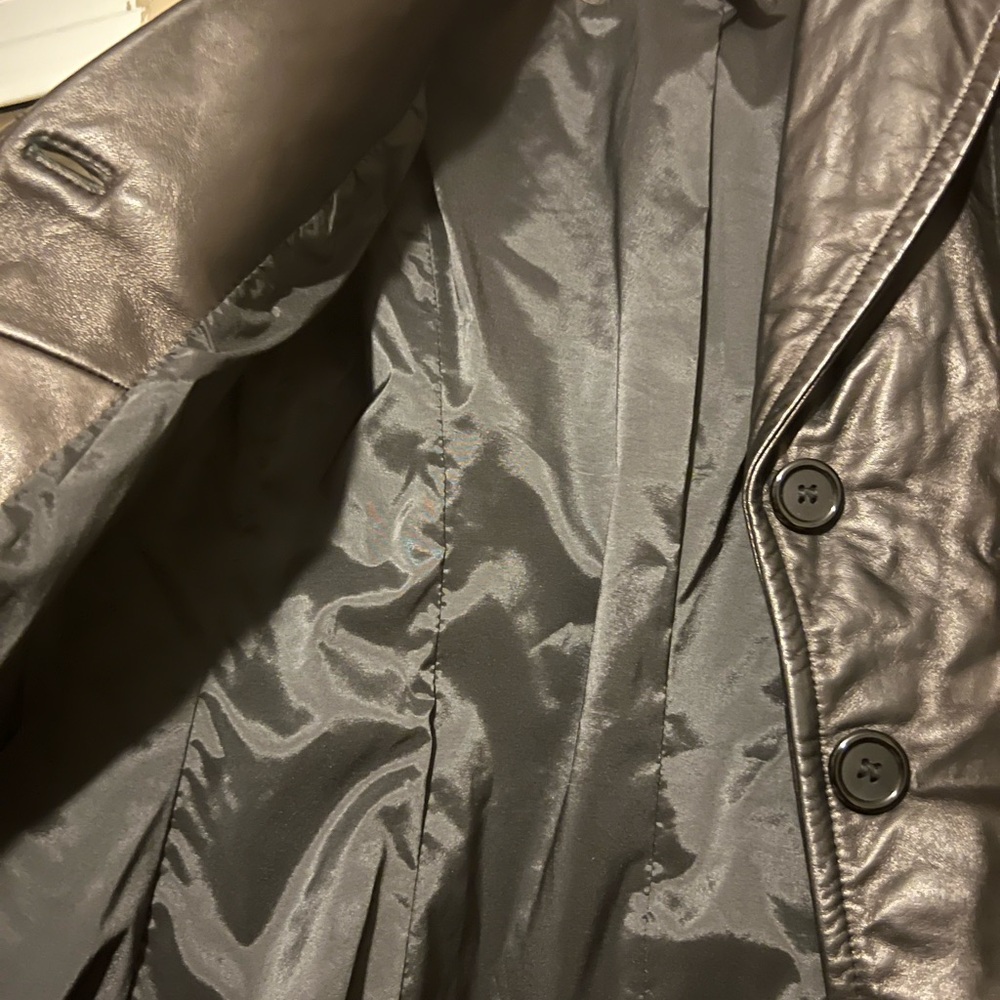 Canadian Made Italian Leather Women's Black Leather Jacket - Picture 4 of 10